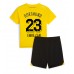 Borussia Dortmund Emre Can #23 Replika Babykläder Hemma matchkläder barn 2023-24 Korta ärmar (+ Korta byxor)
